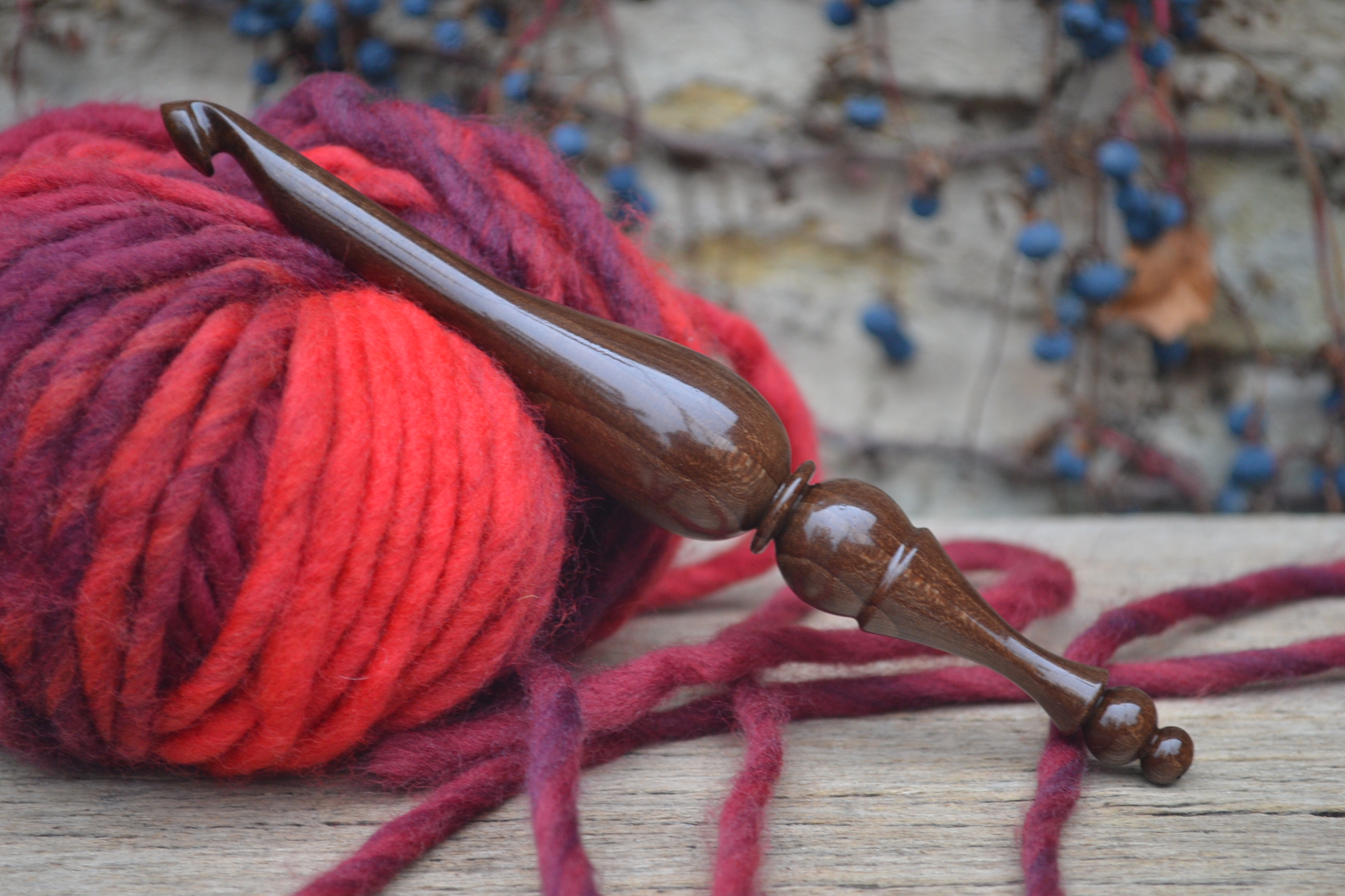 Handmade Wooden Crochet hook