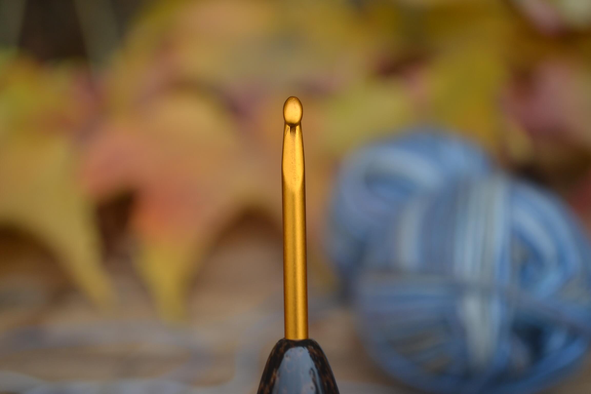 3.5 mm E Clover Soft Touch, Black Palm, Chaotic mosaic wood Ergonomic Crochet Hook 23 mm 17 cm #1469-5159 - Image 6