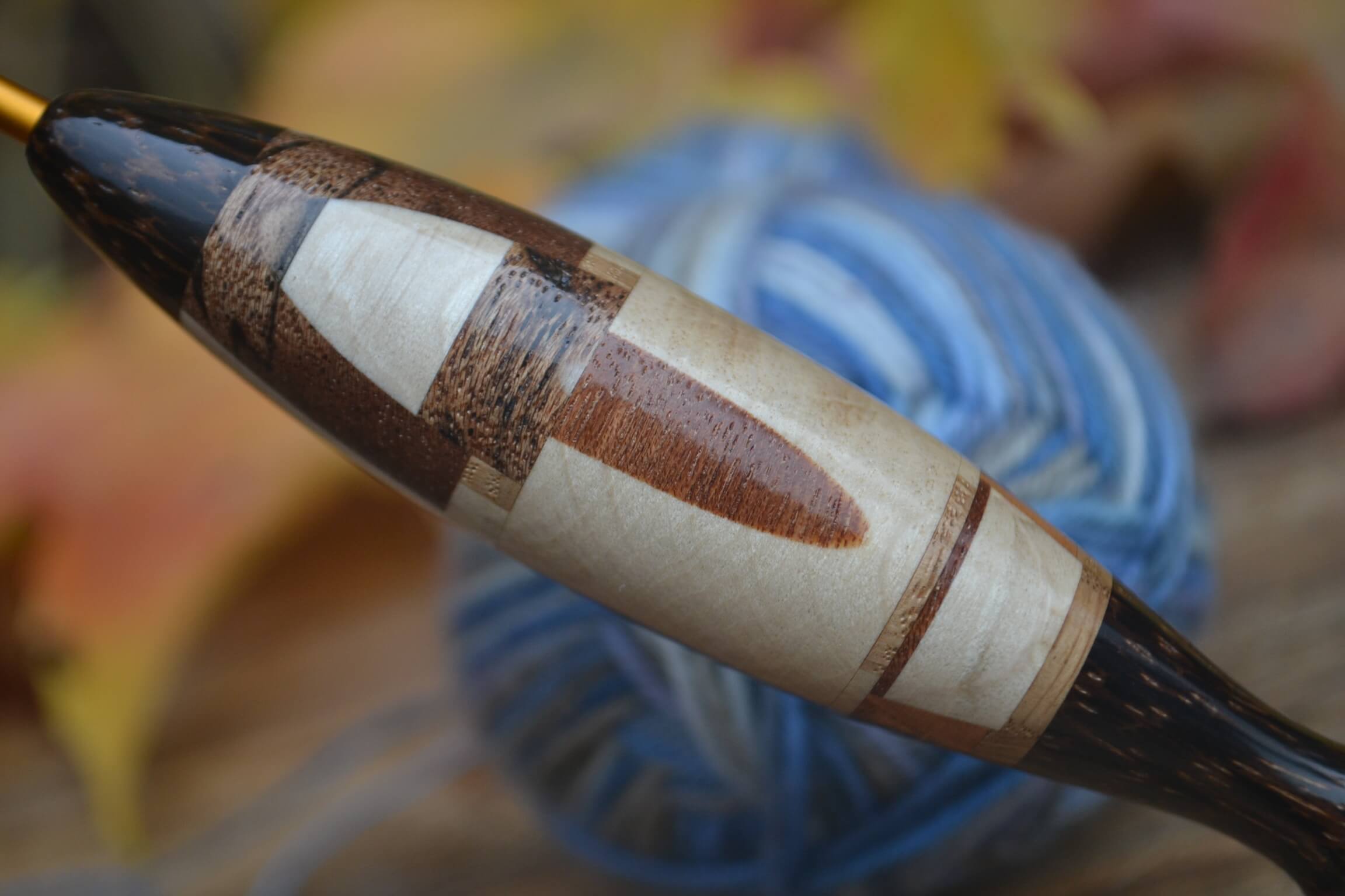 3.5 mm E Clover Soft Touch, Black Palm, Chaotic mosaic wood Ergonomic Crochet Hook 23 mm 17 cm #1469-5159 - Image 8