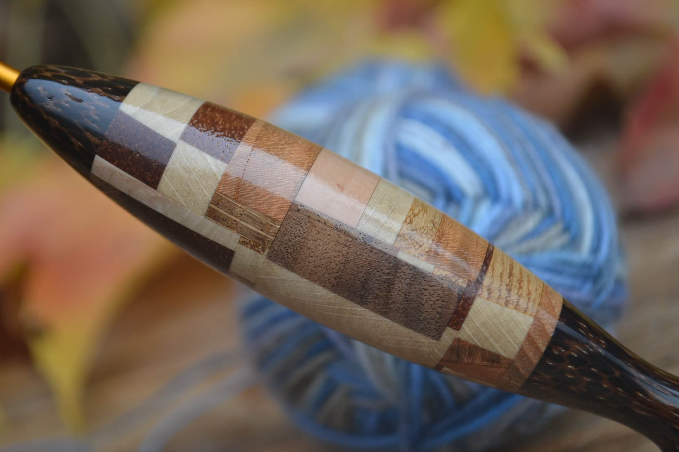 3.5 mm E Clover Soft Touch, Black Palm, Chaotic mosaic wood Ergonomic Crochet Hook 23 mm 17 cm #1469-5159 - Image 11