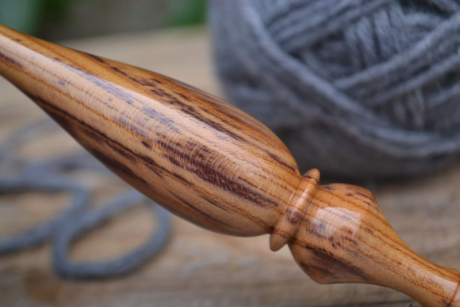 8 mm L Apricot wood Ergonomic Crochet Hook 24 mm 16.8 cm #1649-5339 - Image 9
