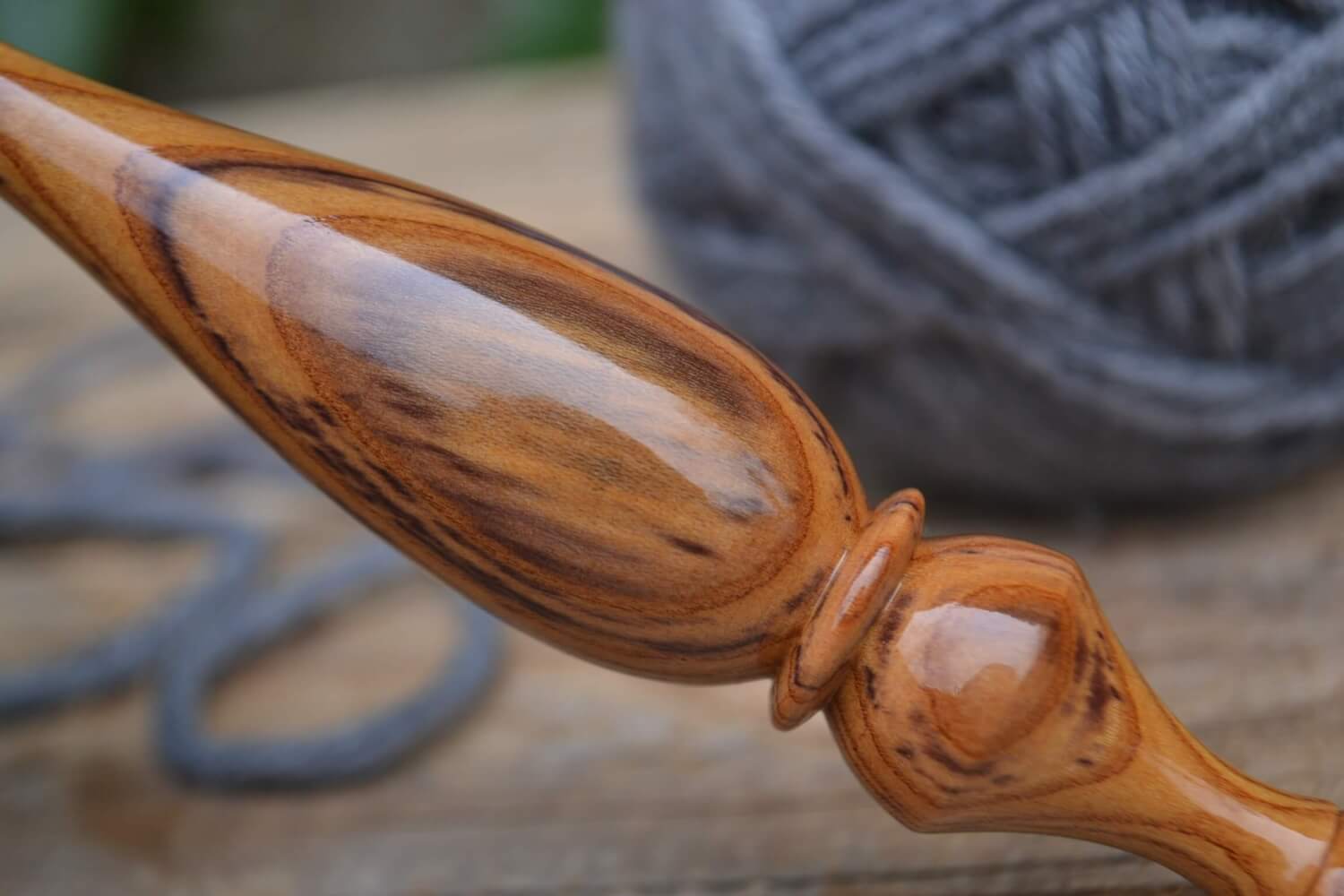 8 mm L Apricot wood Ergonomic Crochet Hook 24 mm 16.8 cm #1649-5339 - Image 10